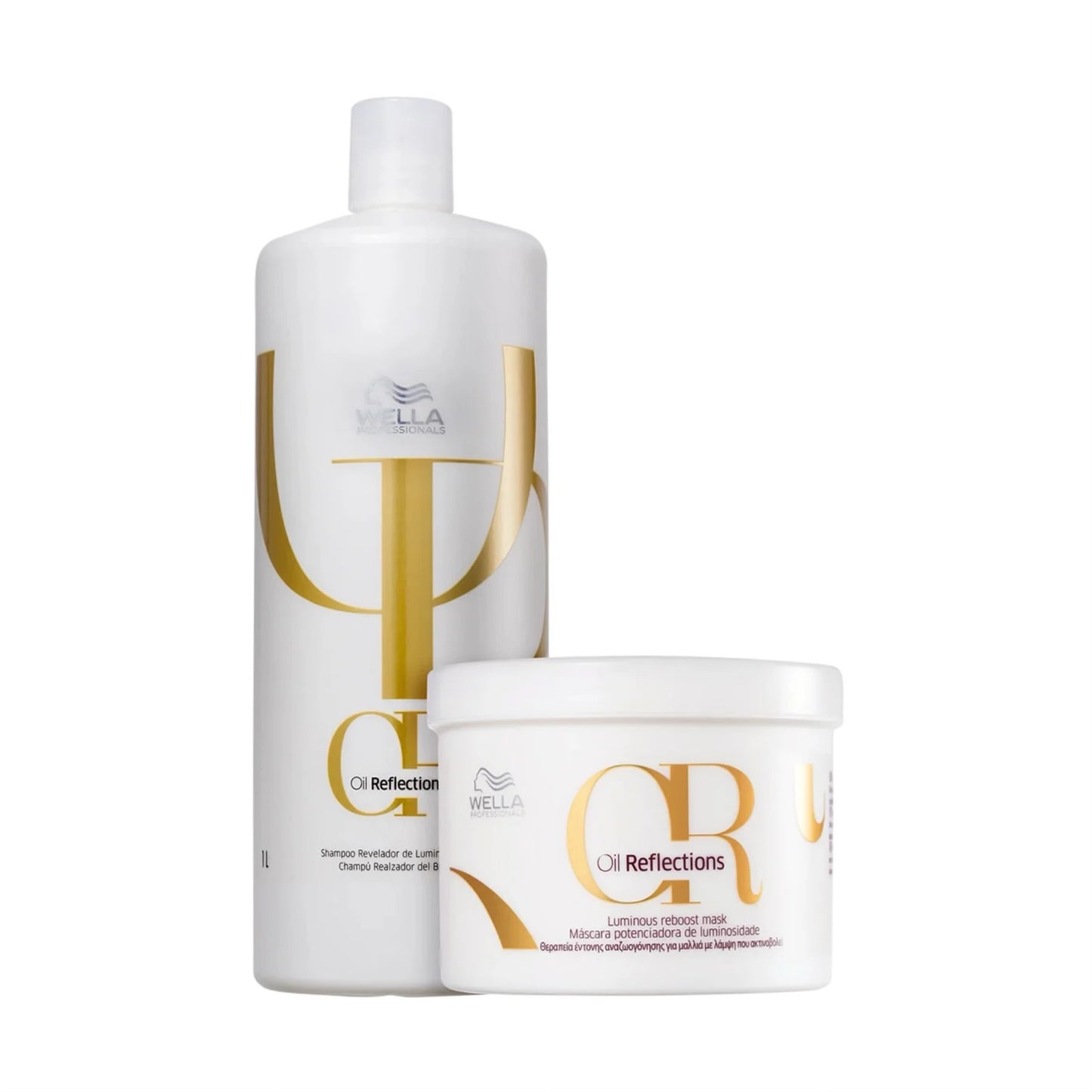 Wella Oil Reflection Shampoo litro y Mascarilla 500ml con 25% de descuento