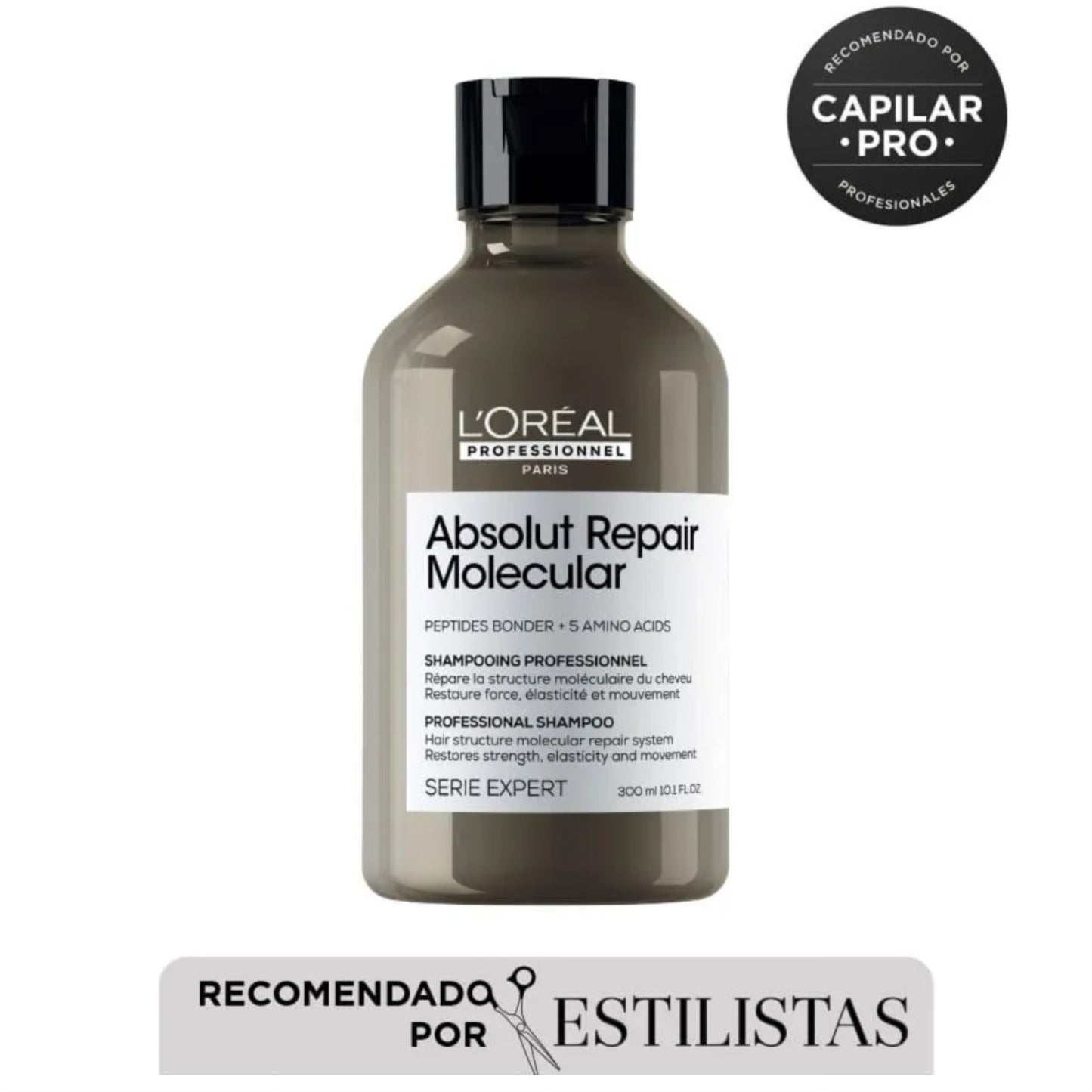 Shampoo reparador Absolut Repair Molecular 300ml